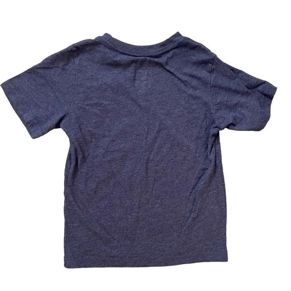 Arizona Jean Company Boy’s Blue POOL PARTY ANYONE Shark Short Sleeve Tee XS 6/7